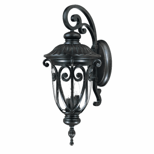 Acclaim Naples 3-Light Outdoor Wall Light - Marbleized Mahogany - 2122MM