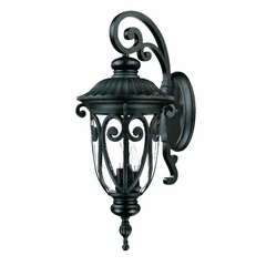 Acclaim Naples 3-Light Outdoor Wall Light - Matte Black - 2122BK