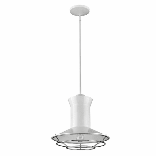 Acclaim Newport 1-Light Pendant - White - IN21166WH