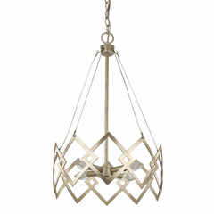 Acclaim Nora 4-Light Chandelier - Washed Gold - IN11397WG