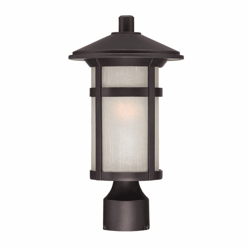 Acclaim Phoenix 1-Light Outdoor Post Mount - Architectural Bronze - 39107ABZ
