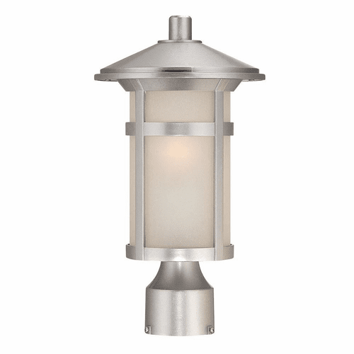 Acclaim Phoenix 1-Light Outdoor Post Mount - Brushed Silver - 39107BS