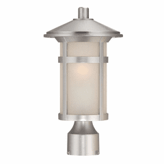 Acclaim Phoenix 1-Light Outdoor Post Mount - Brushed Silver - 39107BS