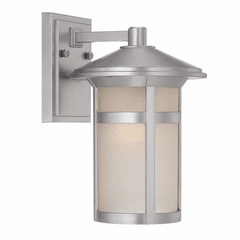 Acclaim Phoenix 1-Light Outdoor Wall Light - Brushed Silver - 39102BS