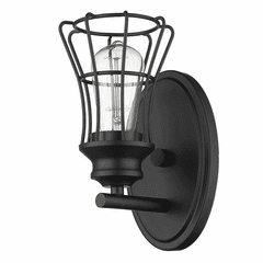 Acclaim Piers 1-Light Wall Sconce - Matte Black - IN41280BK