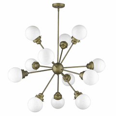 Acclaim Portsmith 12-LT Chandelier - RawBrass - IN21225RB
