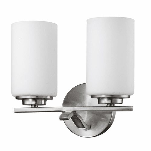 Acclaim Poydras 2-Light Bath Vanity Light - Satin Nickel - IN41336SN