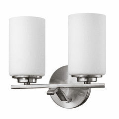 Acclaim Poydras 2-Light Bath Vanity Light - Satin Nickel - IN41336SN