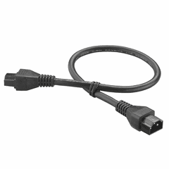 Acclaim Pro 6" Black Linking Cord - LEDLC6BK