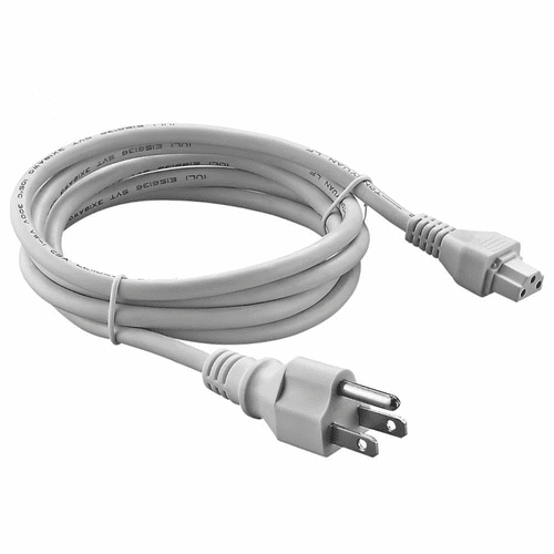 Acclaim Pro 72" White Power Cord - LEDPC72WH