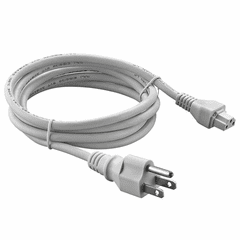Acclaim Pro 72" White Power Cord - LEDPC72WH