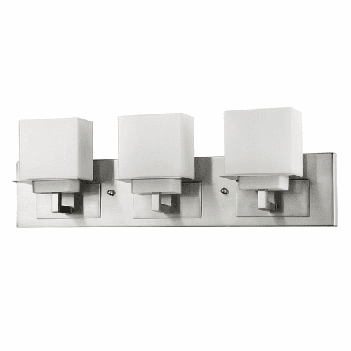 Acclaim Rampart 3-Light Bath Vanity Light - Satin Nickel - IN41331SN