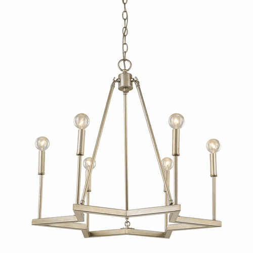 Acclaim Reagan 6-Light Chandelier - Washed Gold - IN11395WG
