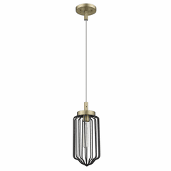 Acclaim Reece 1-LT Mini-Pendant - Aged Brass - IN31500AB