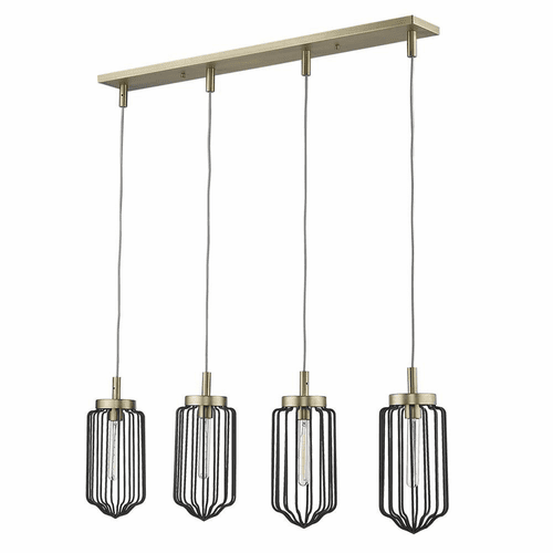 Acclaim Reece 4-LT Island Pendant - Aged Brass - IN31502AB