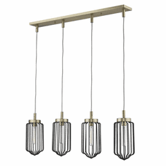 Acclaim Reece 4-LT Island Pendant - Aged Brass - IN31502AB