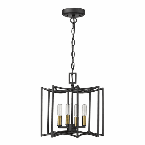 Acclaim Rhian 4-Light Pendant - Matte Black - IN10050BK
