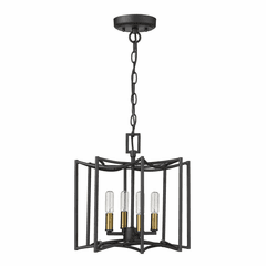 Acclaim Rhian 4-Light Pendant - Matte Black - IN10050BK