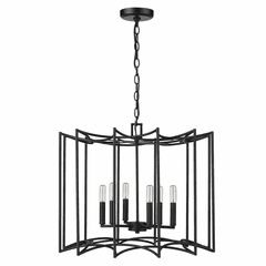 Acclaim Rhian 8-Light Pendant - Matte Black - IN10051BK