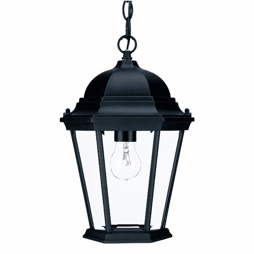 Acclaim Richmond 1-Light Outdoor Hanging Lantern - Matte Black - 5206BK