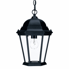 Acclaim Richmond 1-Light Outdoor Hanging Lantern - Matte Black - 5206BK