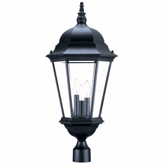 Acclaim Richmond 3-Light Outdoor Post Mount - Matte Black - 5208BK Acclaim Richmond 3-Light Outdoor Post Mount - Matte Black - 5208BK