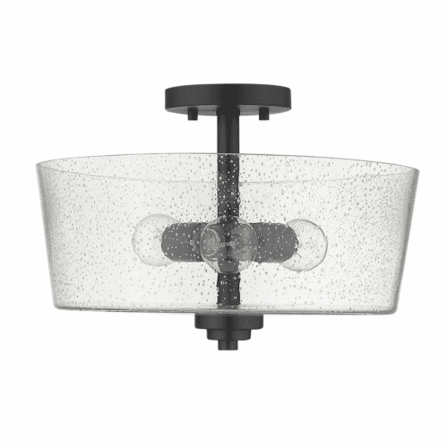 Acclaim Rowe 3-LT Semi-Flush Mount - Matte Black - IN61104BK