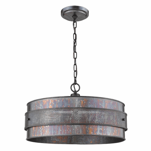 Acclaim Ryker 3-LT Pendant - Bronze Patina - IN11600BZP