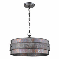 Acclaim Ryker 3-LT Pendant - Bronze Patina - IN11600BZP