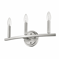 Acclaim Sawyer 3-Light Bath Vanity Light - Satin Nickel - IN41155SN