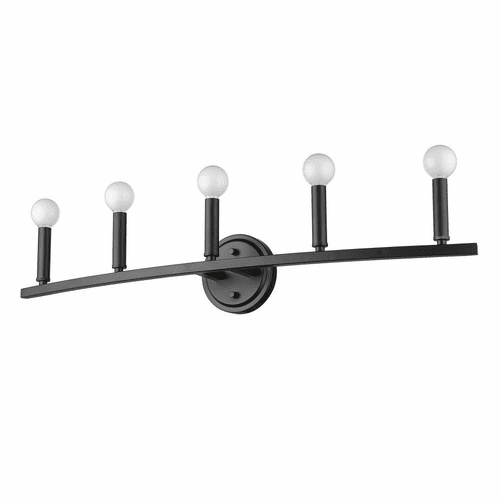 Acclaim Sawyer 5-Light Bath Vanity Light - Matte Black - IN41156BK