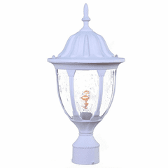 Acclaim Suffolk 1-Light Outdoor Post Mount - Textured White - 5067TW