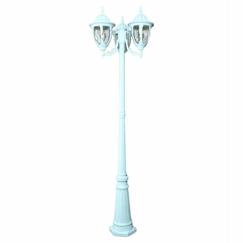 Acclaim Suffolk 3-Light Outdoor Post Mount - Textured White - 5069TW