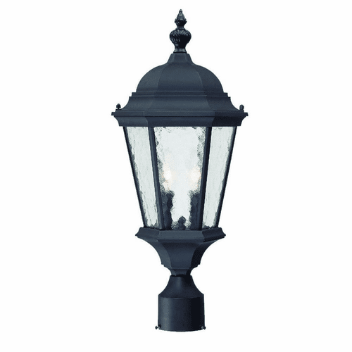Acclaim Telfair 2-Light Outdoor Post Mount - Matte Black - 5517BK