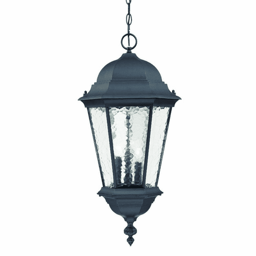 Acclaim Telfair 3-Light Outdoor Hanging Lantern - Matte Black - 5526BK