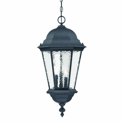 Acclaim Telfair 3-Light Outdoor Hanging Lantern - Matte Black - 5526BK