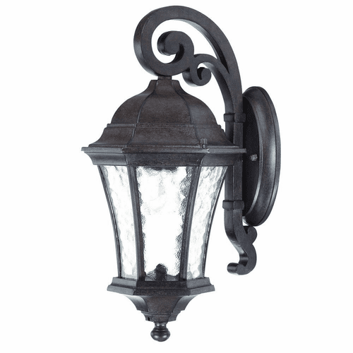 Acclaim Waverly 1-Light Outdoor Wall Light - Black Coral - 3602BC