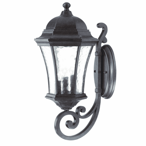 Acclaim Waverly 3-Light Outdoor Wall Light - Black Coral - 3611BC
