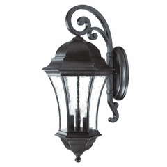 Acclaim Waverly 3-Light Outdoor Wall Light - Black Coral - 3622BC