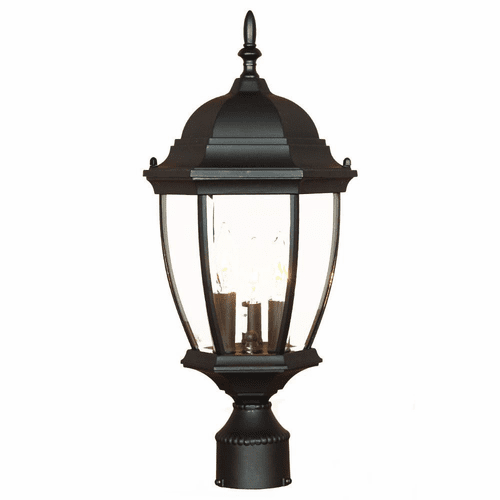 Acclaim Wexford 3-Light Outdoor Post Mount - Matte Black - 5017BK