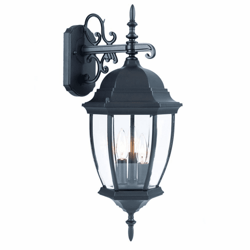 Acclaim Wexford 3-Light Outdoor Wall Light - Matte Black - 5012BK