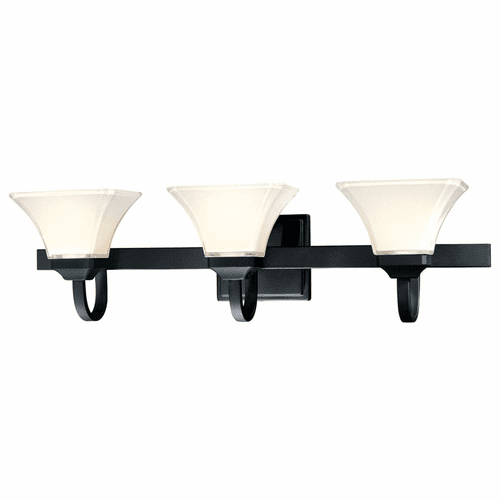 Agilis 3-LT Bath Light - Black - 6813-66