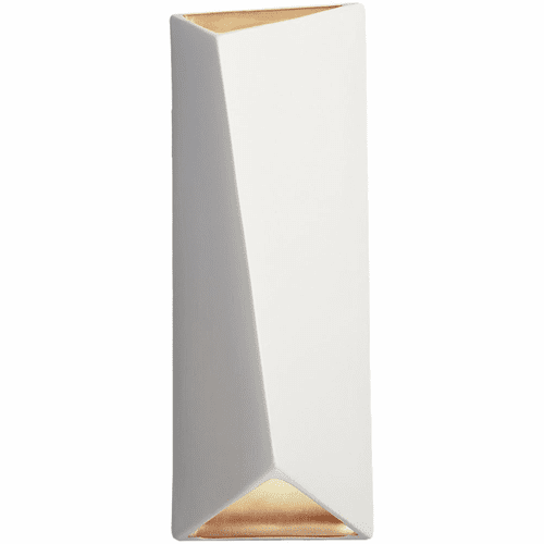Ambiance Large Diagonal Rectangle LED Wall Sconce - Matte White - CER-5899-MTGD