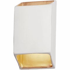 Ambiance Large Outdoor Rectangle LED Wall Sconce - Matte White - CER-5875W-MTGD