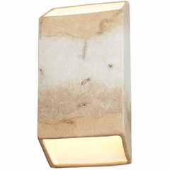 Ambiance Lg Outdoor Rectangle LED Wall Sconce - Greco Travertine - CER-5875W-TRAG
