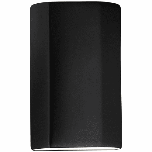 Ambiance Outdoor LED Flat Cylinder - Matte Black - CER-5505W-CRB