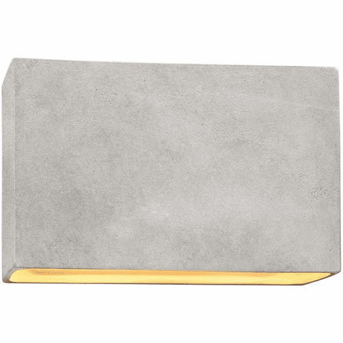 Ambiance Really Big Outdoor LED Wide Rectangle - Concrete - CER-5659W-CONC