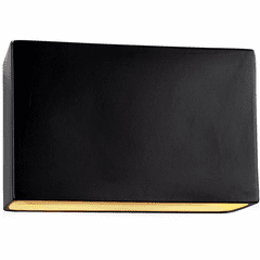 Ambiance Really Big Outdoor LED Wide Rectangle - Matte Black - CER-5659W-CRB