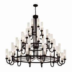Anchor 60" 48-Light Chandelier - Dark Bronze - FSN-4346-CLFR-DBRZ Anchor 60" 48-Light Chandelier - Dark Bronze - FSN-4346-CLFR-DBRZ