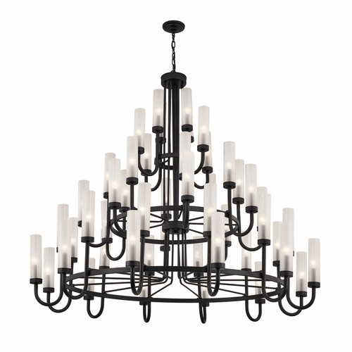 Anchor 60" 48-Light Chandelier - Matte Black - FSN-4346-CLFR-MBLK